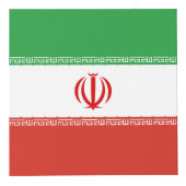 Iran-Flagge Würfel (Vorderseite)