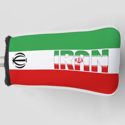 Iran Flaggen Gorgetic Patriotic Golf Head Cover Golf Headcover (Vorderseite)