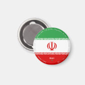 Iran-Flaggen-Magnet Magnet (Vorderseite/Rückseite)