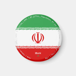 Iran-Flaggen-Magnet Magnet