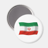 Iran-Flaggenmagnet Magnet (Vorderseite/Rückseite)