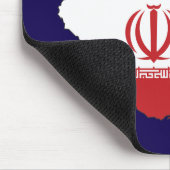 Iran-Flaggenplan für den Iran Mousepad (Ecke)