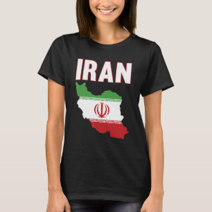 Iran-Flaggenplan für den Iran T-Shirt