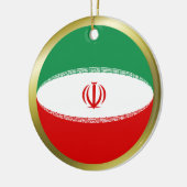 Iran-Flaggenverzierung Keramik Ornament (Links)