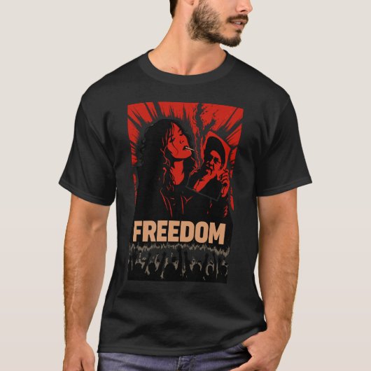 IRAN FREEDOM Revolution of IRAN 2026 T-Shirt (Vorderseite)