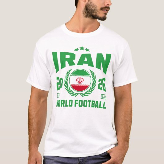 Iran Fußball 2026 T-Shirt (Vorderseite)