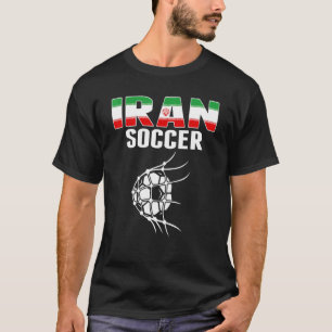Iran Fußballball im Internet-Ziel Iranischer Fußba T-Shirt