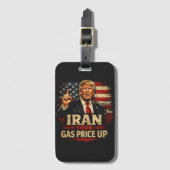Iran hebt euren Gaspreis Gepäckanhänger (Vorderseite Vertikal)