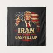 Iran hebt euren Gaspreis Wandteppich (Vorderseite)