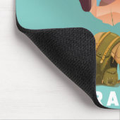 Iran illustriertes Reiseplakat Mousepad (Ecke)