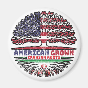 Iran Iran USA USA USA Vereinigte Staaten Tree Magnet