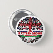 Iran Iran Vereinigtes Königreich British Tree Root Button (Vorne & Hinten)
