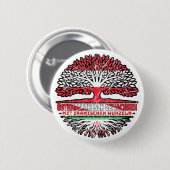 Iran Iranisch Österreichisch Österreich Baum Button (Vorne & Hinten)