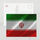 Iran - iranische Flagge - Postkarte (Vorne/Hinten)