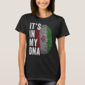 Iran It's In My DNA Cute Iranian Fingerprint Iran T-Shirt (Vorderseite)