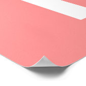 Iran Karte mit Flagge und Emblem Poster (Ecke)