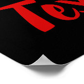 Iran Karte mit Flagge und Emblem Poster (Ecke)