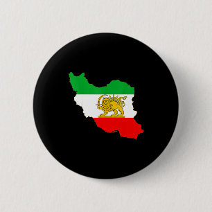 Iran Karte mit Löwe und Sonnen-Emblem, persische F Button