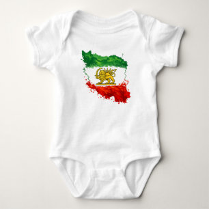 Iran Löwe & Sonne Baby Persisch Shir o Khors Strampler