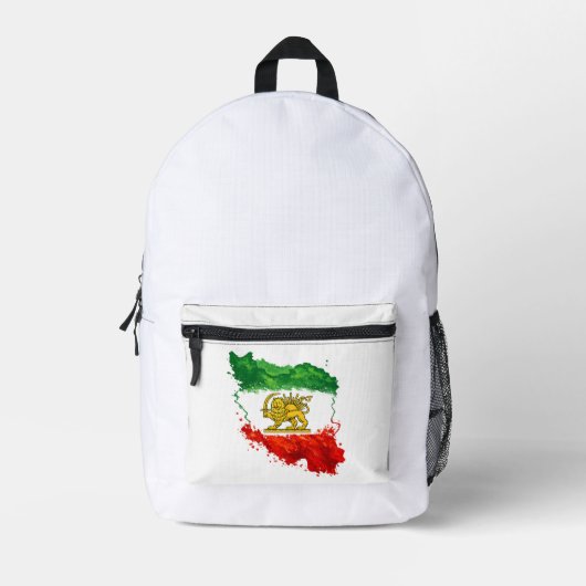Iran Löwe & Sonne Rucksack | Persisch Shir o Khors (Vorderseite)