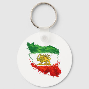Iran Löwe & Sonne Schlüsselanhänger Persisch Shi