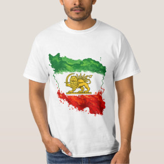 Iran Löwe & Sonne T-Shirt | Persisch Shir o Khorsh