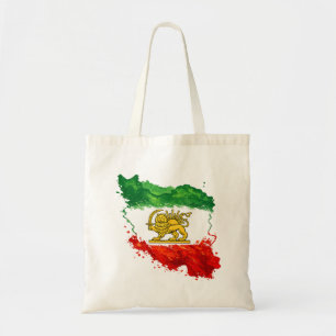Iran Löwe & Sonne Tragetasche   Persisch Shir o Kh