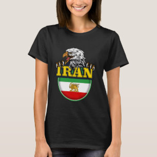 Iran Löwe Sonnenflagge, Iran, Persisch, Flagge des T-Shirt