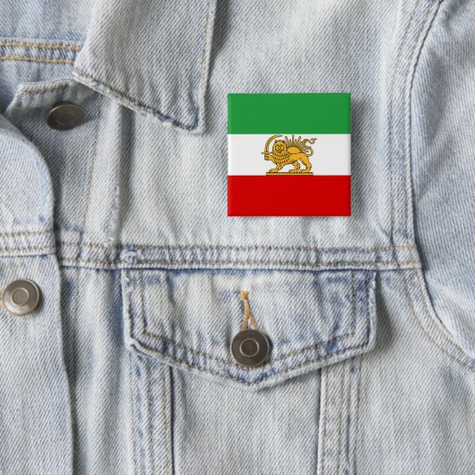 IRAN Löwe und Sonne Iran-Flagge Pin-Abzeichen Button (Beispiel)