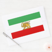 IRAN Löwe und Sonnenflagge GROß Aufkleber (Umschlag)