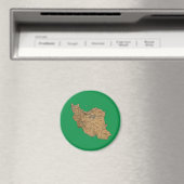 Iran Map Magnet (In Situ (Geschirrspüler))