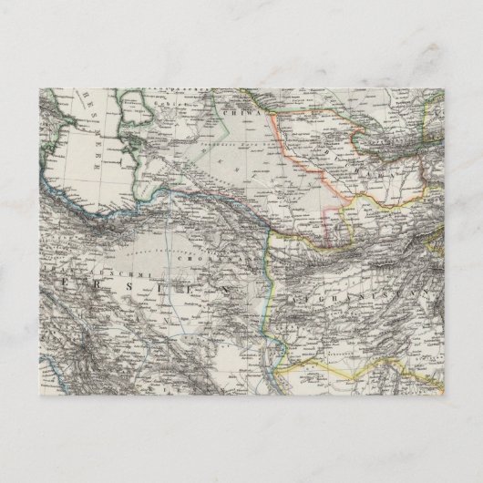 Iran - Pakistan Postkarte (Vorderseite)