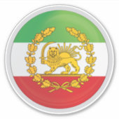 Iran Persian Lion Kingdom Pahlevi Aufkleber (Vorderseite)