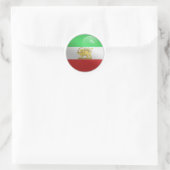 Iran Persische Glossy Circle Flag Runder Aufkleber (Tasche)