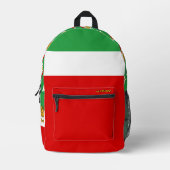 Iran, Persischer Löwenrucksack, Flagge, Schah des  Bedruckter Rucksack (Vorderseite)