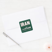 Iran Pride Iran Persia Wiege der Zivilisation Quadratischer Aufkleber (Umschlag)