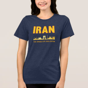 Iran Pride Iran Persia Wiege der Zivilisation Tri-Blend Shirt