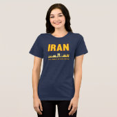 Iran Pride Iran Persia Wiege der Zivilisation Tri-Blend Shirt (Vorderseite voll)