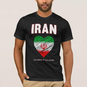 Iran Pride iranisches Herz Nowruz T-Shirt