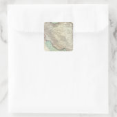 Iran Quadratischer Aufkleber (Tasche)