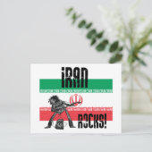 Iran Rocks Postkarte (Stehend Vorderseite)