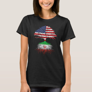 Iran Roots Iranisch USA Flagge Naturalizatio T-Shirt