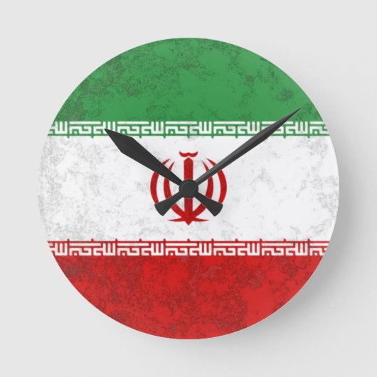 Iran Runde Wanduhr (Vorderseite)
