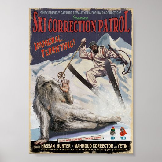 Iran ski poster (Vorne)