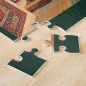 Iran Skyline Illustration Travel Art Vintage Puzzle (Seite)