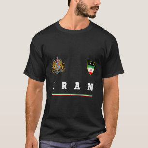 Iran Sport Soccer Jersey iranischer Flaggenfußball T-Shirt