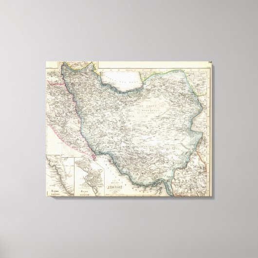 Iran und Irak Leinwanddruck (Vorderseite)