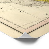 Iran und Saudi-Arabien Poster (Ecke)