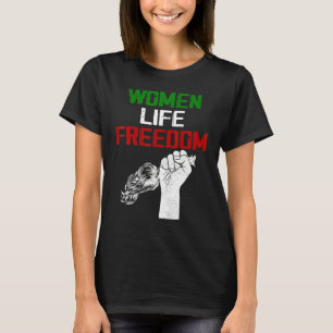 Iran Zan Zendegi Azadi Persische Frau Leben Freihe T-Shirt