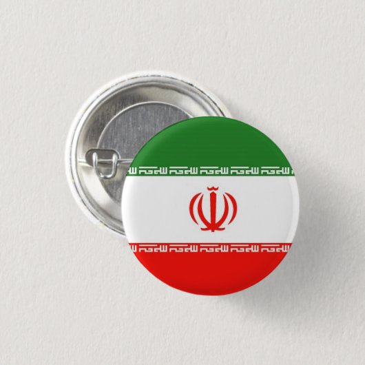 Iranflagge Button (Vorne & Hinten)